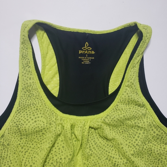 PrAna Mika Yellow Double Layered Tank Top Small - Picture 6 of 11